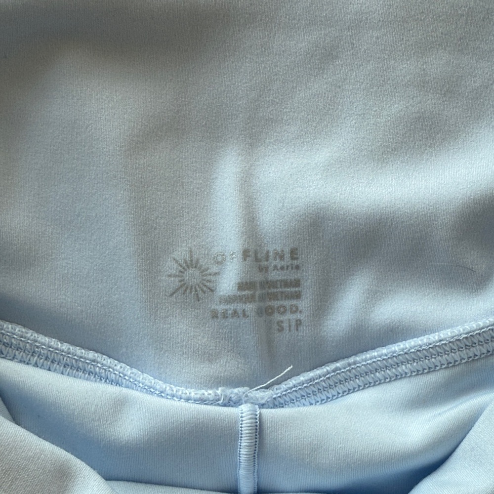 Light Blue Pleated Short - Picture 7 of 7